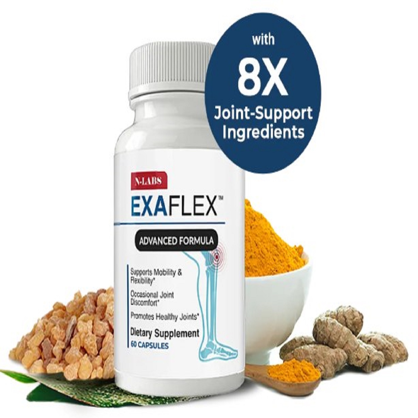 ExaFlex Advanced Formula with 8X joint-support ingredients